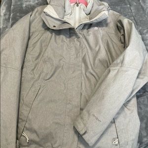 The North Face women’s fall/winter jacket .  Two coats in one.